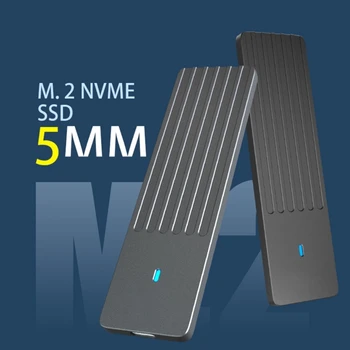 M. 2 NVME SSD Būra Ārējā M. 2 NVMe Gadījumā M. 2 USB3.1 10Gbps Adapteris Uzglabāšanas Kārba SSD Gadījumā 2280/2260/2242/2230